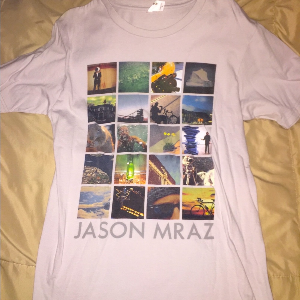 Jason Mraz Collage Inspired Tee (Merch)
